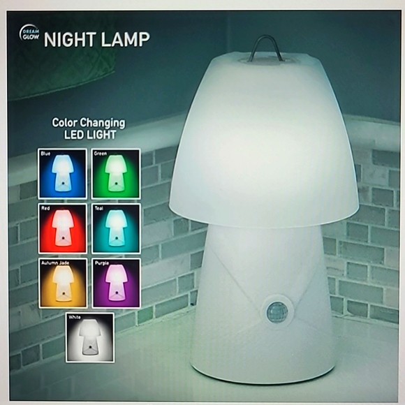 Sensor Brite Dream Glow Night Lamp Motion Sensing Color changing LED Tab… - Picture 3 of 17